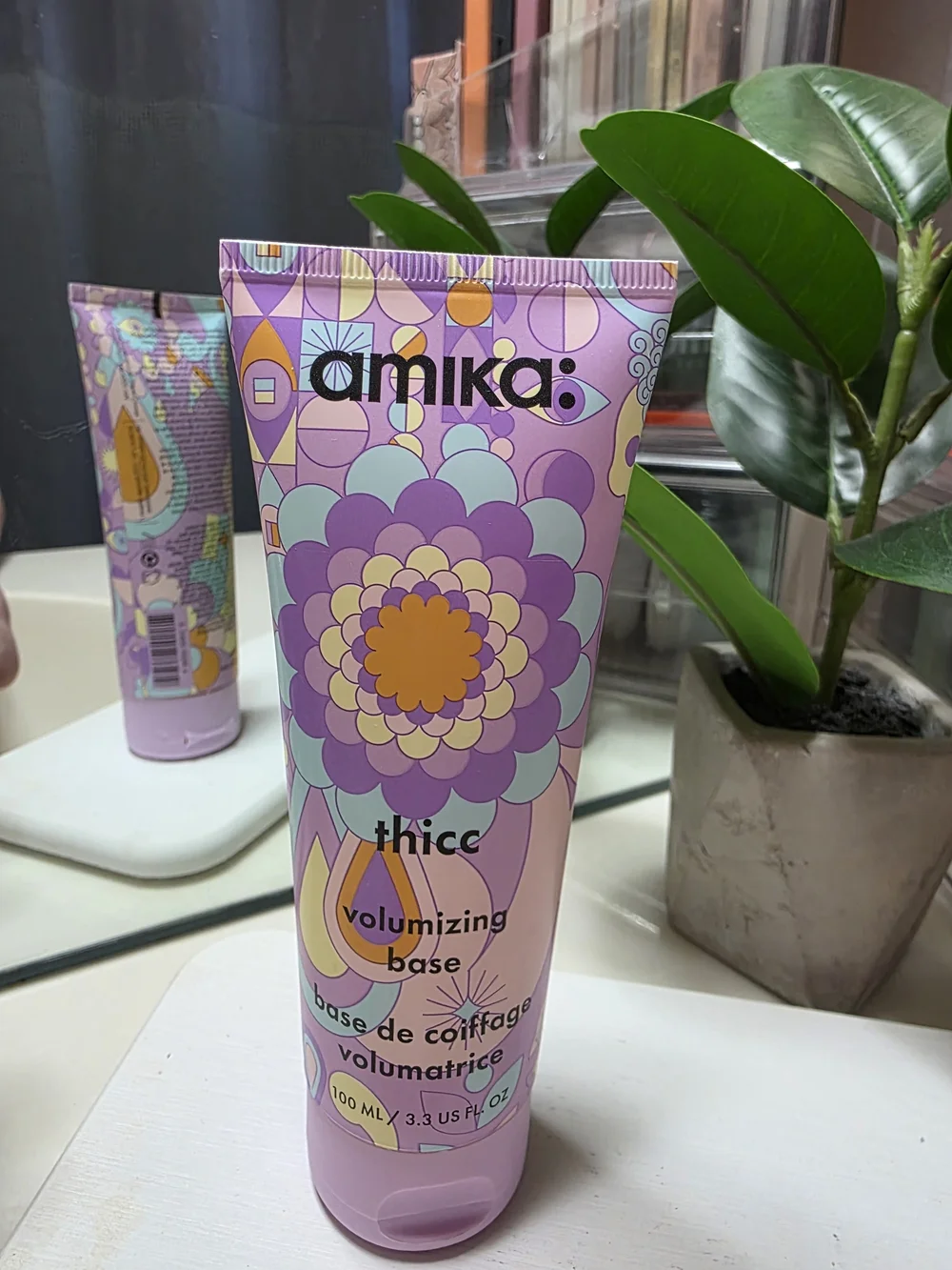 amika thicc Volumizing Base - Purple, Pink, Yellow